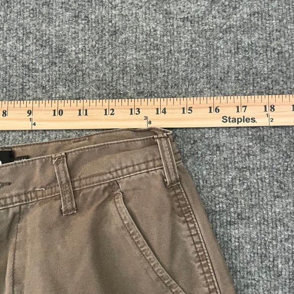 RSQ Cargo Pants Loose Fit Men's 28x30 Olive Green Canvas Work Utility Streetwear - Picture 4 of 11
